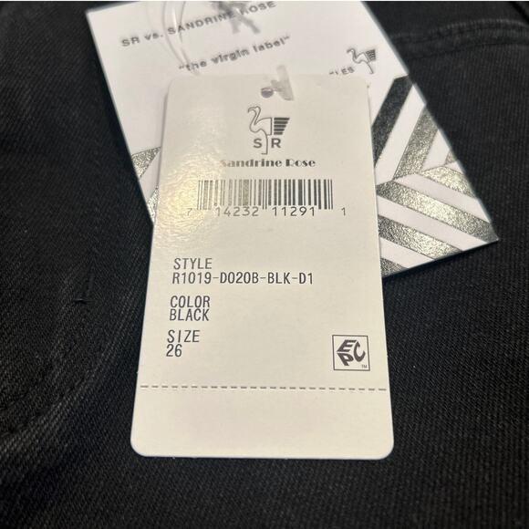 NWT SR vs. Sandrine Rose Skinny Jeans – Black, Women’s Size 26 - Picture 3 of 8